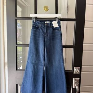 Madewell High Rise Wide Leg Flare NWT